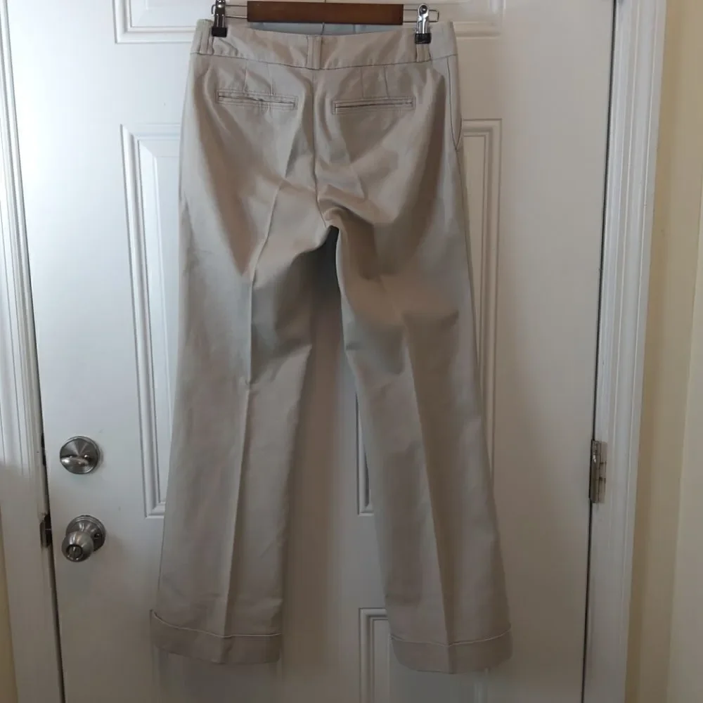 Banana Republic khaki Jackson fit cuffed pants